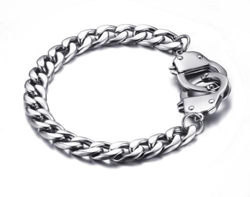 Wholesale Stainless Steel Lock Cuffed Bracelets Online