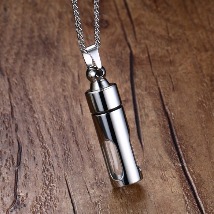 Wholesale Cheap Stainless Steel Perfume Pendant Jewelry