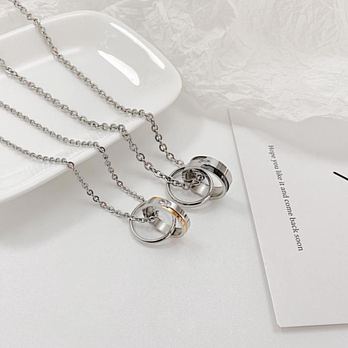 Wholesale Matching Necklaces for Couples Stainless Steel