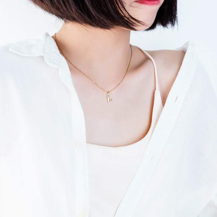 Wholesale Stainless Steel Letter Necklace Online Shopping