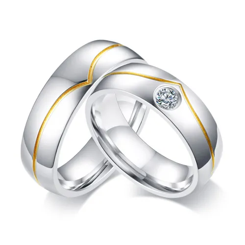 Wholesale Stainless Steel Wedding Ring 2018