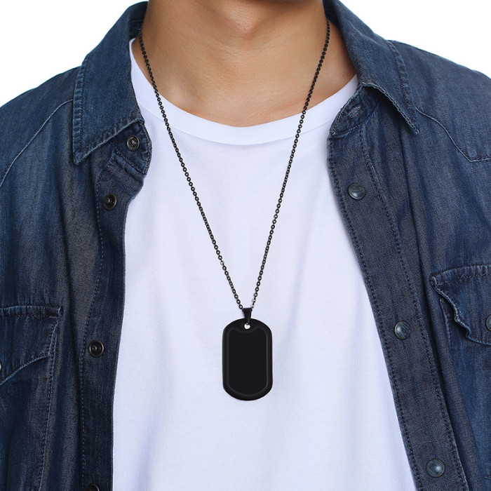 Wholesale Stainless Steel Dog Tag Necklace for Men
