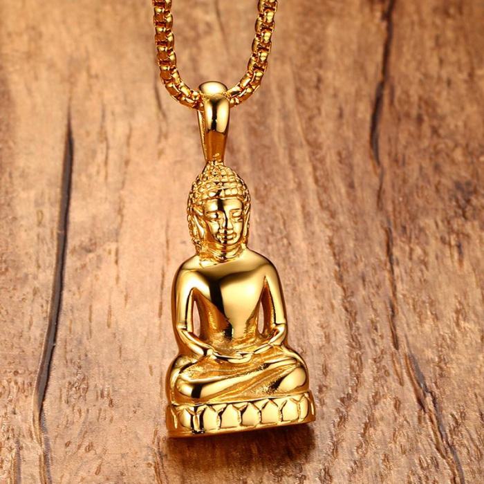 Stainless Steel Buddha Pendants for Necklaces Wholesale