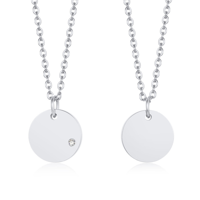 Wholesale Stainless Steel Choker Necklace with CZ