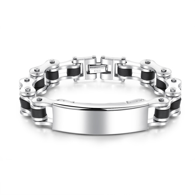 Wholesale Stainless Steel Motorcycle Bike Chain Bracelet for Men