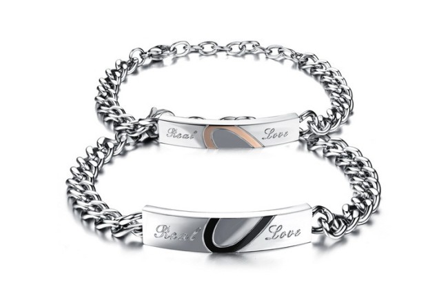 Stainless Steel Couple Bracelets Wholesaler