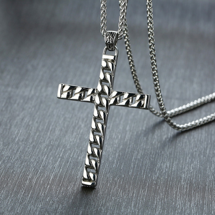 Wholesale Stainless Steel Cross Pendant for Men Women