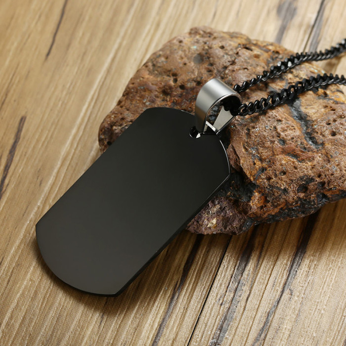 Wholesale Stainless Steel Dog Tag and Cross Pendant