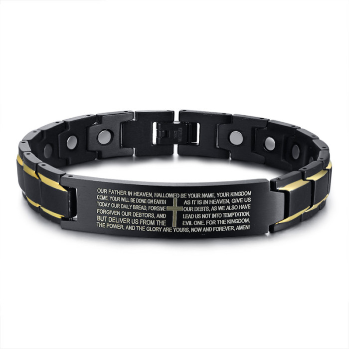 Wholesale Stainless Steel ID Magnetic Bracelet