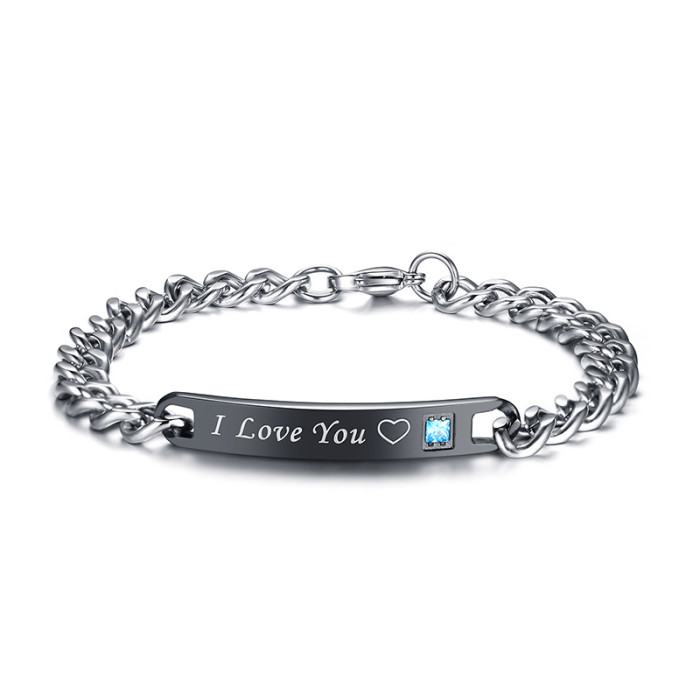 Wholesale Stainless Steel Matching Bracelets for Him and Her