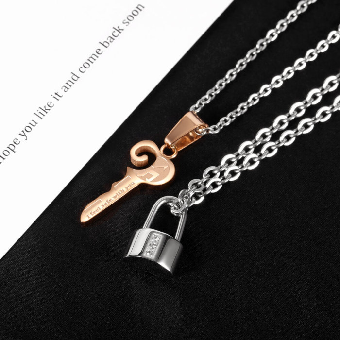 Wholesale Stainless Steel Matching Necklaces for Couples
