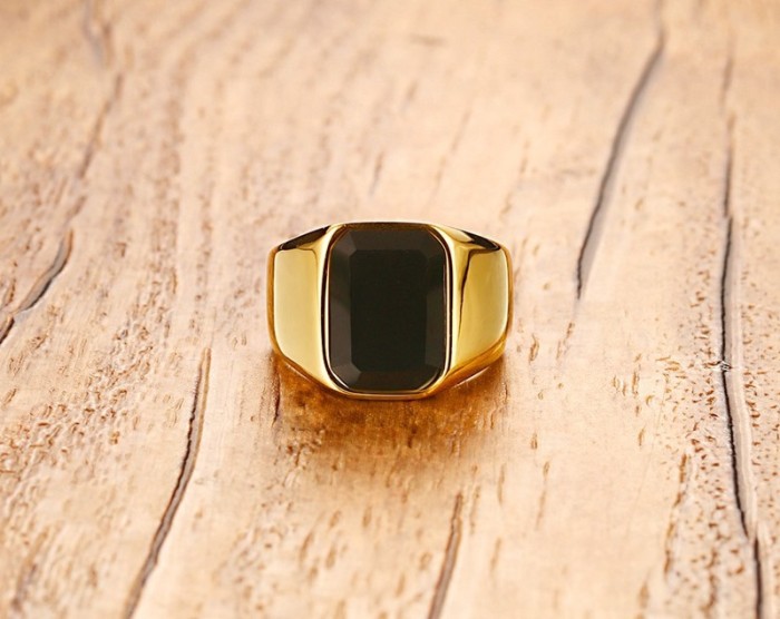 Wholesale Stainless Steel Jewellery Ring with Agate