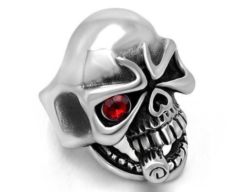 Wholesale Stainless Steel Smoking Skull Biker Ring
