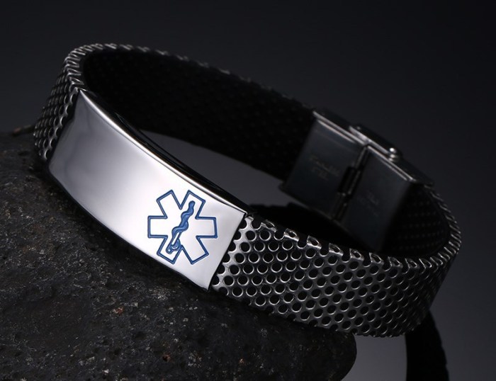 Wholesale Stainless Steel Medical Alert Bracelets