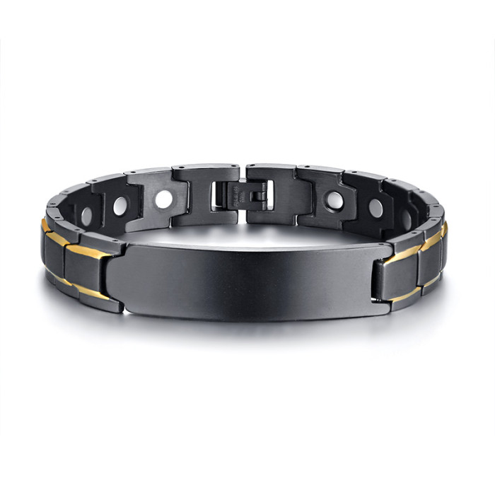 Wholesale Stainless Steel ID Magnetic Bracelet