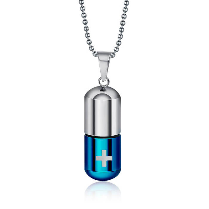 Wholesale Pill Pendant Stainless Steel