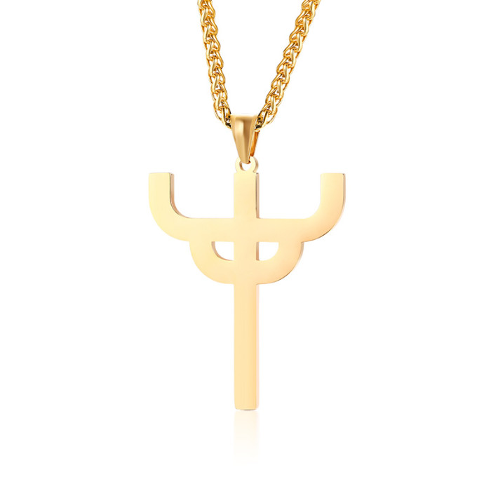 Wholesale Stainless Steel Judas Saint Le Pendant Necklace