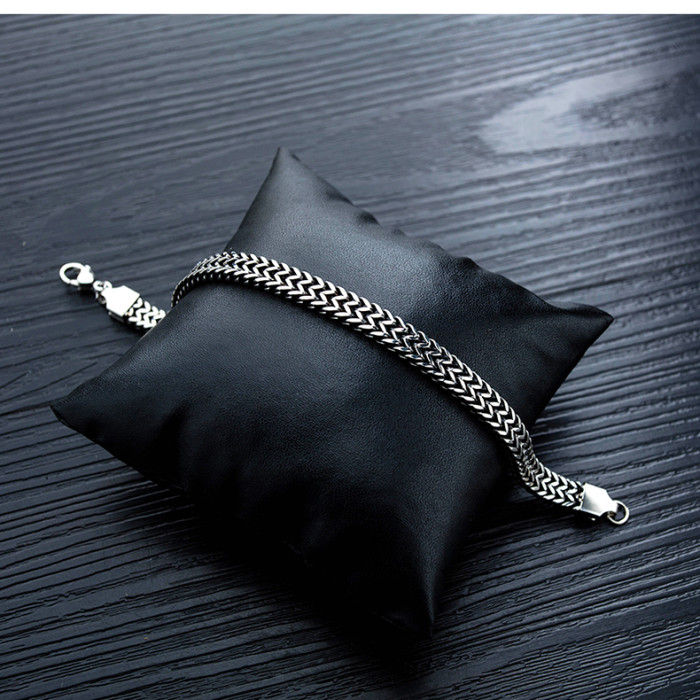 Wholesale Stainless Steel Chunky Silver Chain Bracelet Etsy