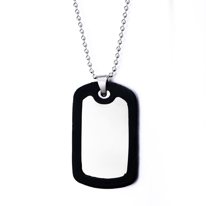 Wholesale Stainless Steel Dog Tag Necklace for Men