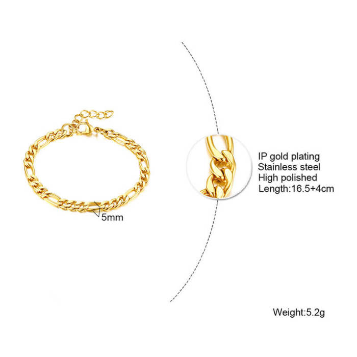 Wholesale Stainless Steel Chain Bracelets