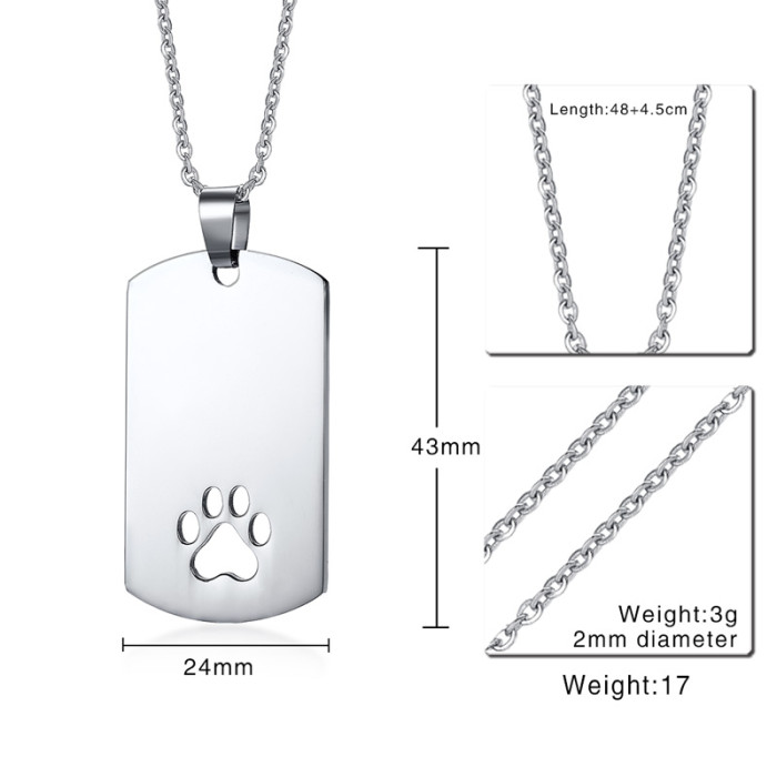 Wholesale Stainless Steel Dog Tags for Men