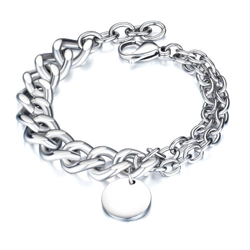 Wholesale Stainless Steel Mens Stylish Curb Chains Bracelets