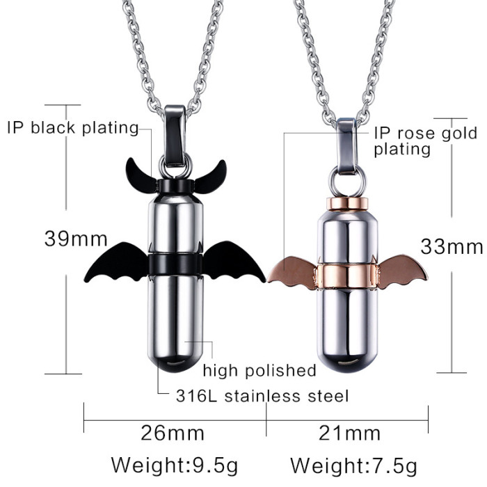Stainless Steel Love Couple Pendant from China