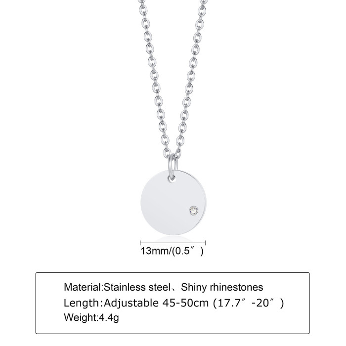 Wholesale Stainless Steel Choker Necklace with CZ