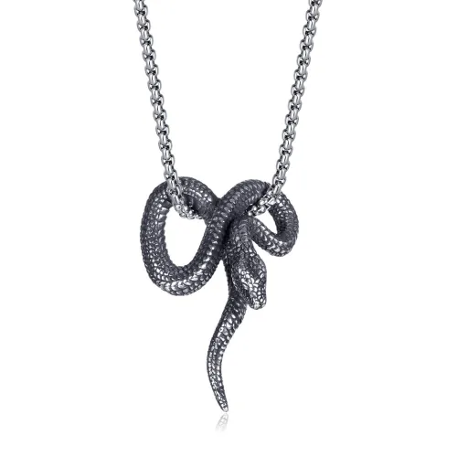 Wholesale Stainless Steel Snake Necklace