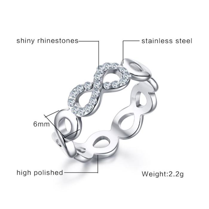 Wholesale Stainless Steel Infinite Ring Accessory Shop