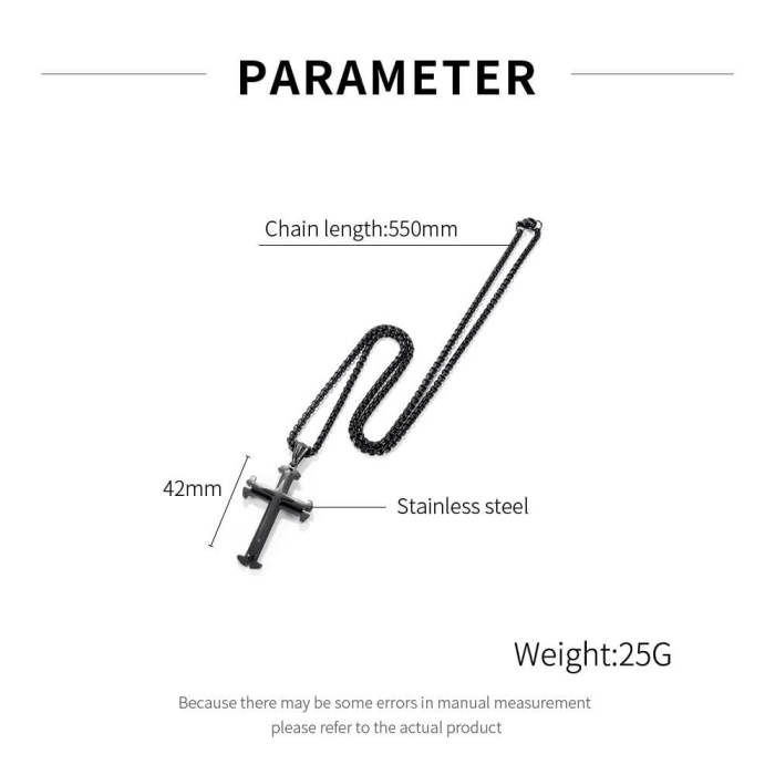 Wholesale Stainless Steel Triple Cross Pendant