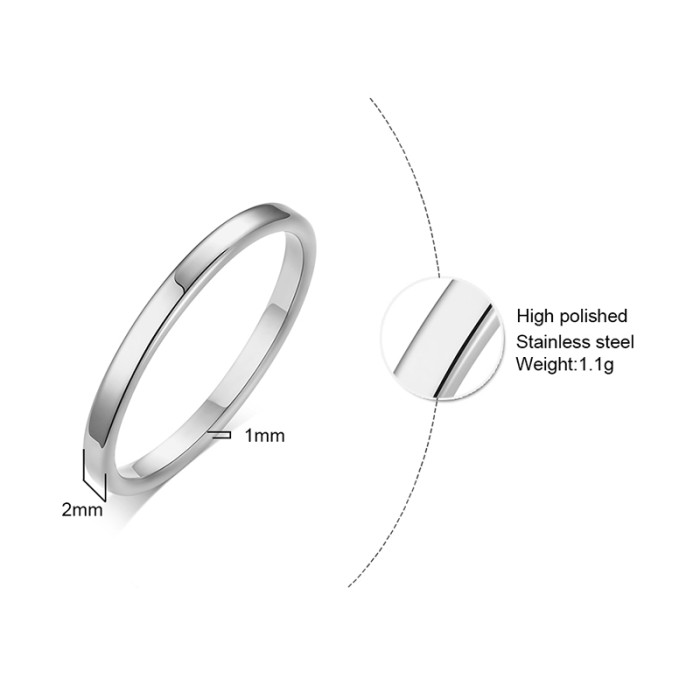 Wholesale Stainless Steel Blank Ring for Girl