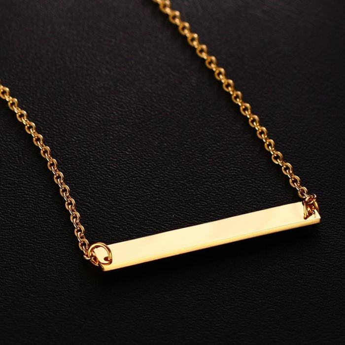 Stainless Steel Womens Horizontal Necklace Chains Wholesale