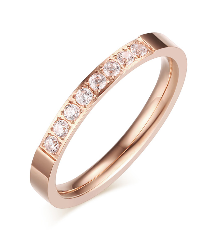 Stainless Steel Rings for Women with Stones