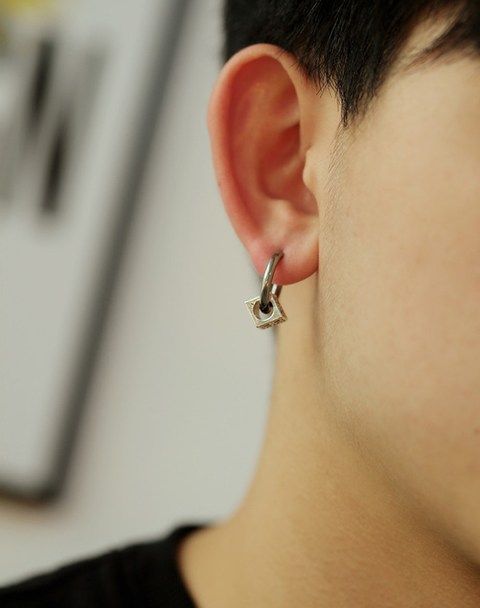 Wholesale Stainless Steel Cool Hoop Earrings For Men