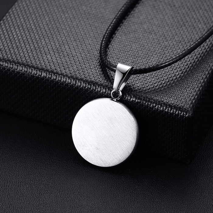 Wholesale Steel Cross Necklace with Lord's Prayer inside