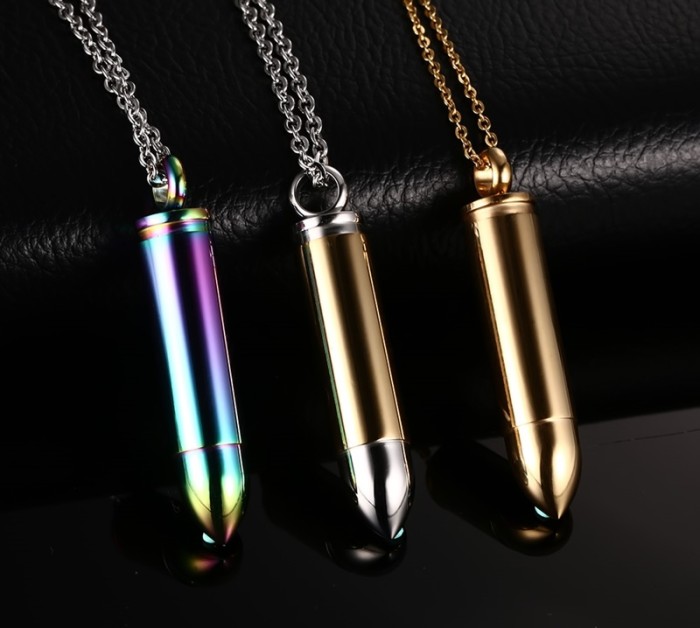 Wholesale Stainless Steel Fashion Cremation Jewelry Bullet