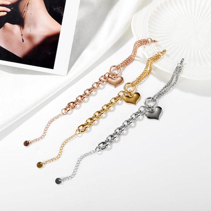 Copy Wholesale Stainless Steel Men Chain Bracelet