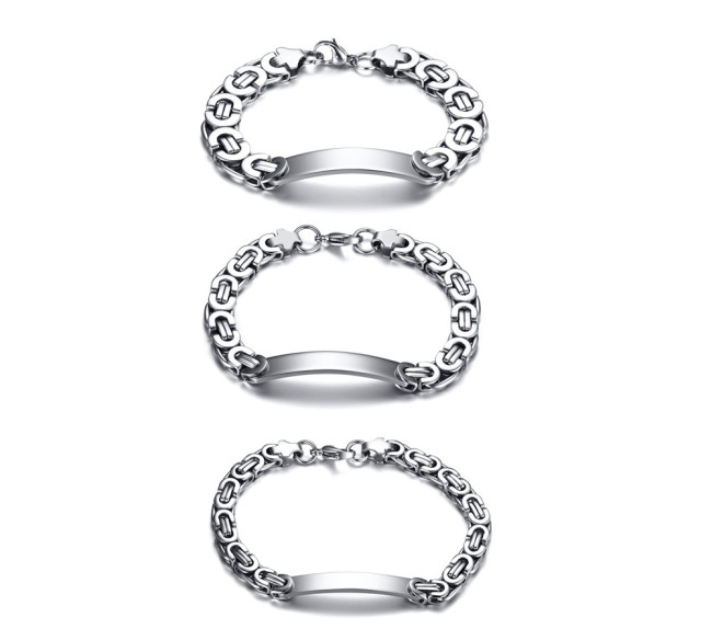 Wholesale Stainless Steel Engravable Bracelet