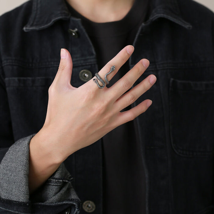 Wholesale Stainless Steel Snake Ring