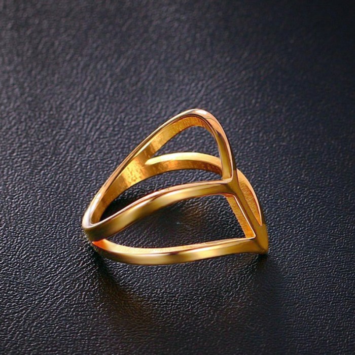 Wholesale Stainless Steel Women's Fashion Rings