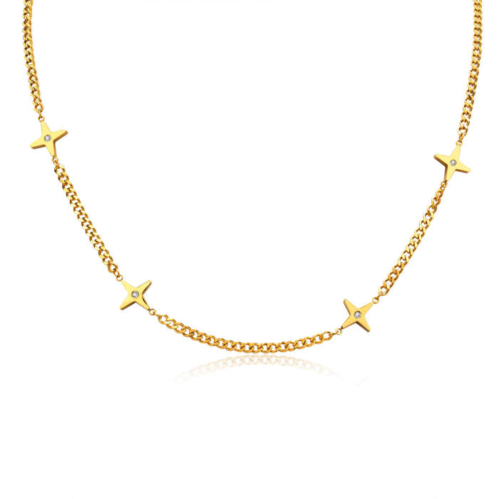 Wholesale Stainless Steel Necklace with Stars