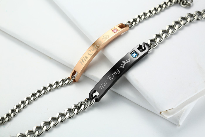 Wholesale Cheap Stainless Steel Couples Bracelets