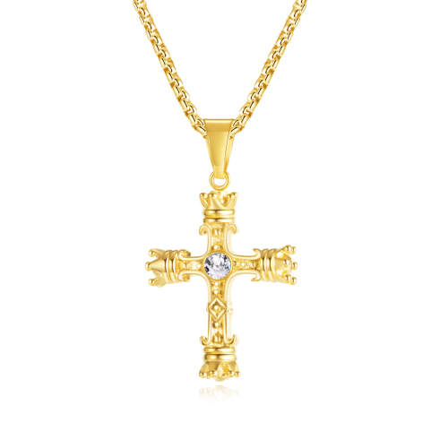 Wholesale Stainless Steel Cross with Crown