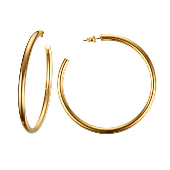 Big Fashion Stainless Steel Earrings Wholesale