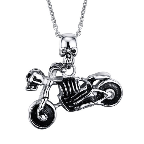 Wholesale Stainless Steel Skul Biker Mens Pendant Jewelry