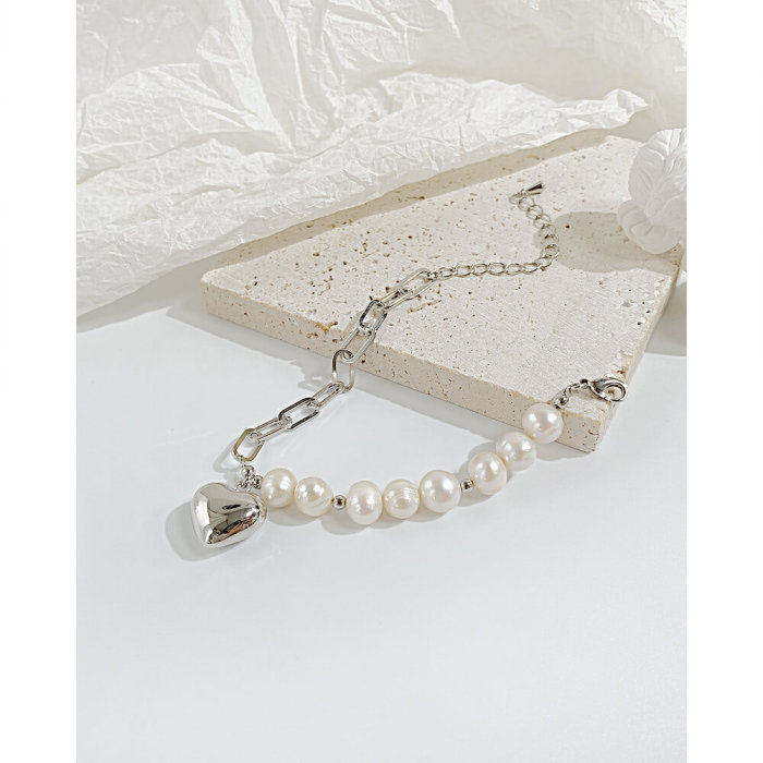 Wholesale Stainless Steel Chain and Pearl Bracelet