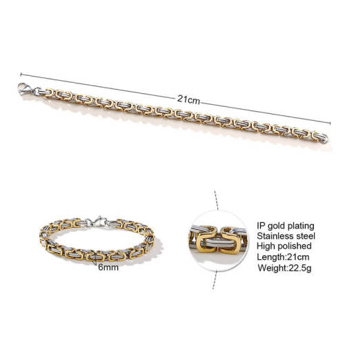 Wholesale Stainless Steel Chain Bracelets