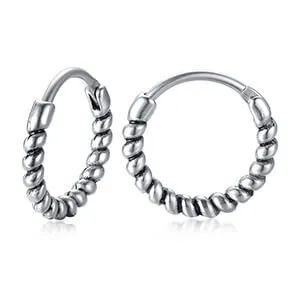 Wholesale Stainless Steel Mens Hoop Earrings