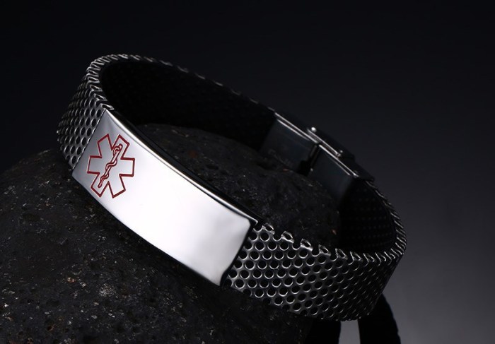Wholesale Stainless Steel Medical Alert Bracelets